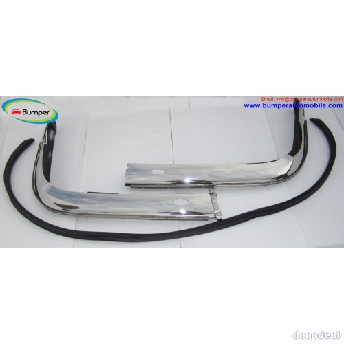 BMW 2800 CS bumper (1968-1975) in stainless steel 